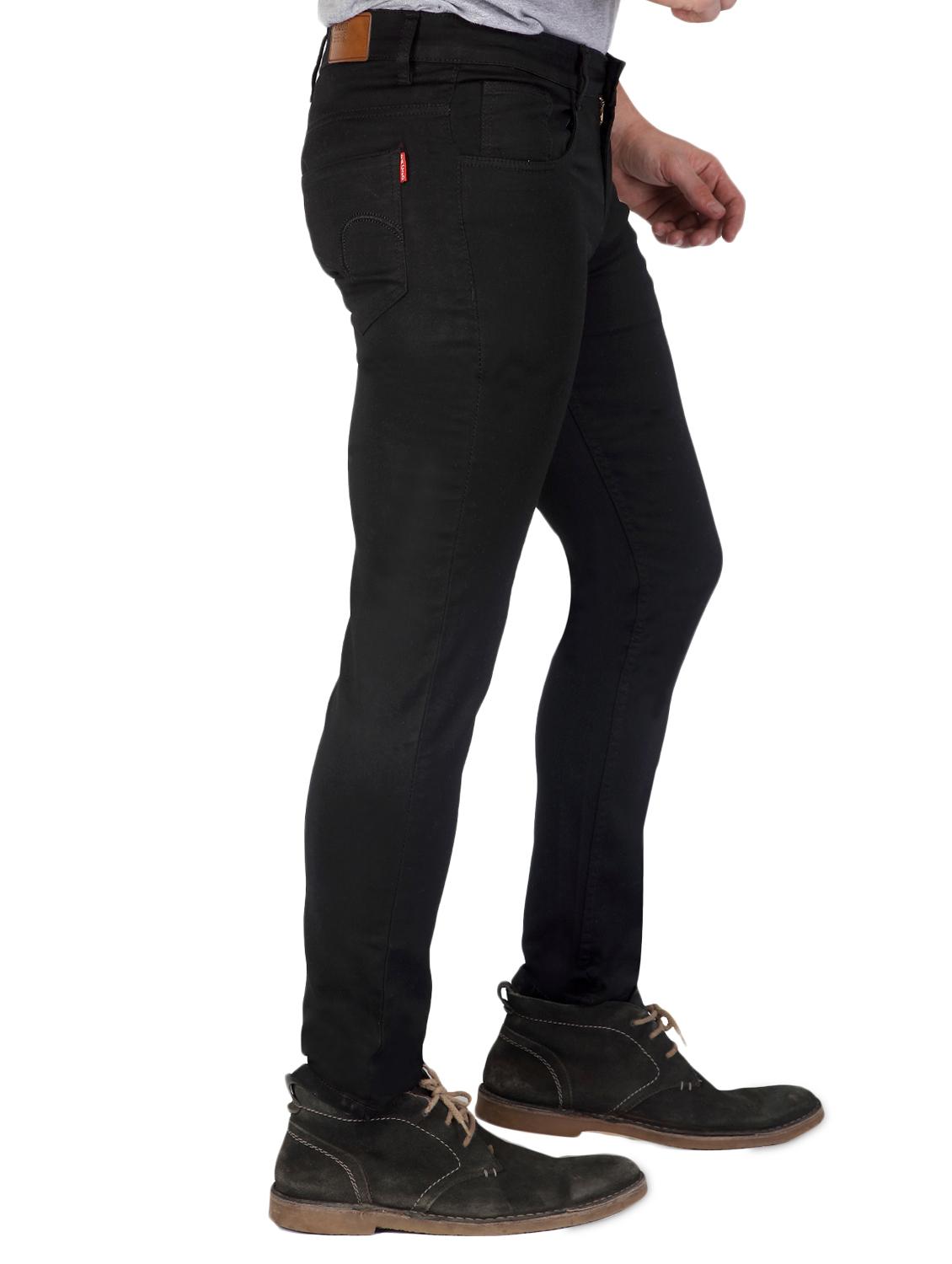 black denim plain jeans - 16301818 - Zoom Image - 2