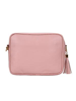 pink leatherette (pu) regular sling bag - 16302441 - Standard Image - 2
