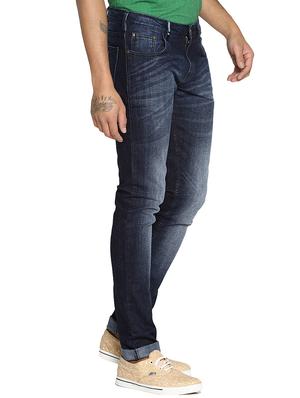 blue denim heavy washed jeans - 16302822 - Standard Image - 2