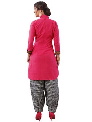 Printed salwar suit set - 16303184 - Standard Image - 2