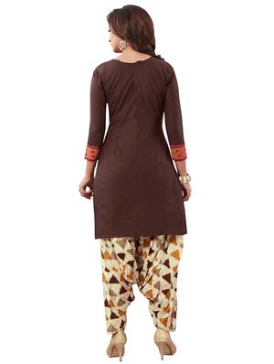 Printed salwar suit set - 16303193 - Standard Image - 2
