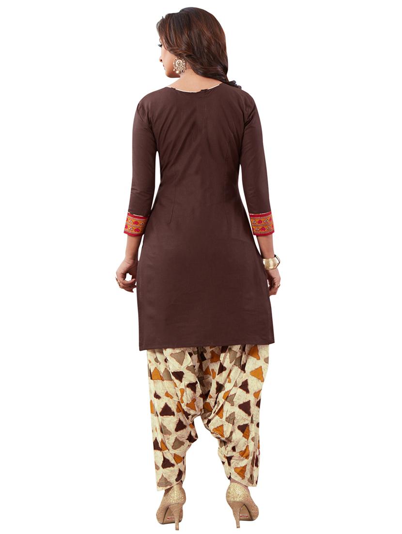 Printed salwar suit set - 16303193 - Zoom Image - 2