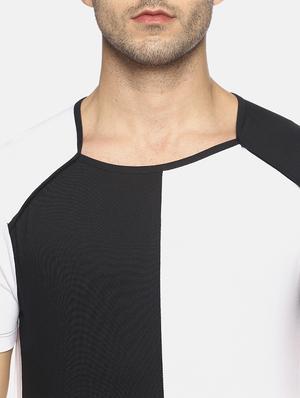 monochrome color block tshirt - 16303681 - Standard Image - 5