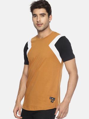 brown cut and sew tshirt - 16303685 - Standard Image - 2