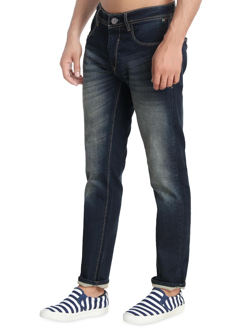 blue heavy washed jeans - 16304618 - Zoom Image - 2