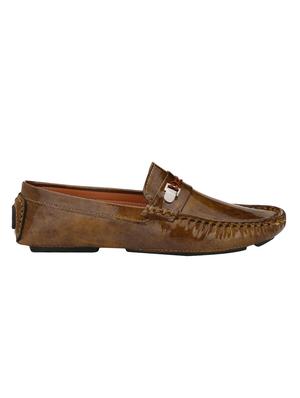 beige patent leather slip on loafers - 16304686 - Standard Image - 2
