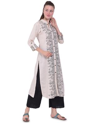 geometrical printed straight kurta - 16305021 - Standard Image - 2