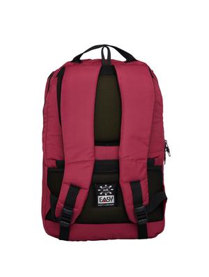 red leatherette (pu) laptop backpack - 16305497 - Standard Image - 2