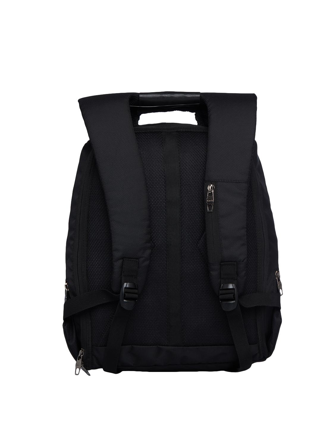 black leatherette (pu) laptop backpack - 16305502 - Zoom Image - 2