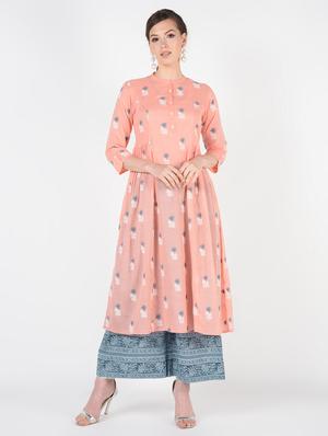 pastel kurta palazzo set - 16308018 - Standard Image - 2