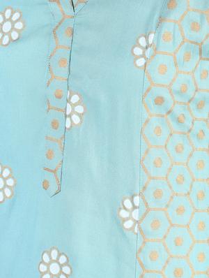 block print kurta palazzo set - 16308019 - Standard Image - 5