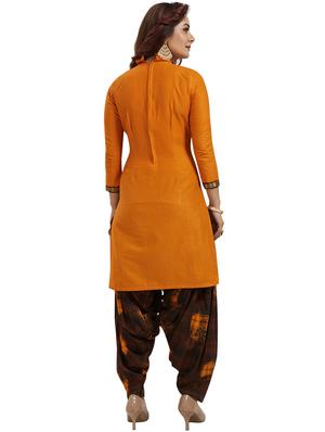 printed unstitched patiyala suit - 16308767 - Standard Image - 2