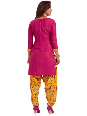 printed unstitched patiyala suit - 16308769 - Standard Image - 2