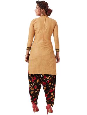 printed unstitched patiyala suit - 16308770 - Standard Image - 2