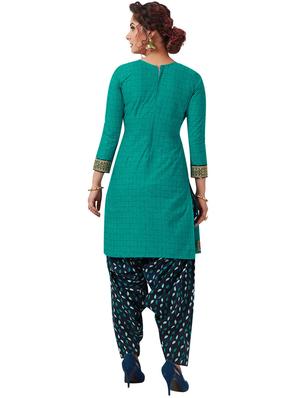 printed unstitched patiyala suit - 16308771 - Standard Image - 2