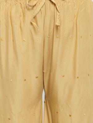 embroidered solid palazzo - 16309470 - Standard Image - 5