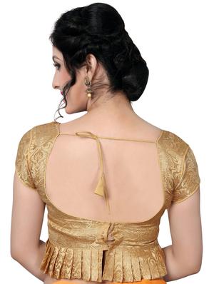 self-design solid blouse - 16309641 - Standard Image - 2
