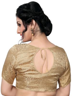 Self-design solid blouse - 16309648 - Standard Image - 2
