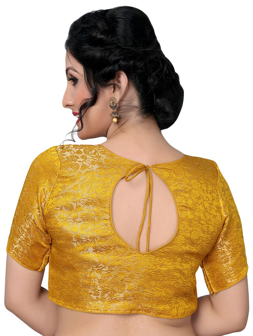 Self-design solid blouse - 16309656 - Zoom Image - 2