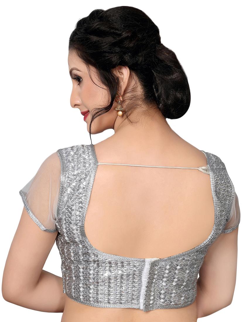 sequined solid blouse - 16309658 - Zoom Image - 2