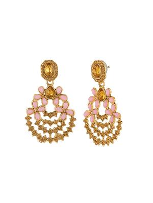 gold brass other earring - 16310561 - Standard Image - 2