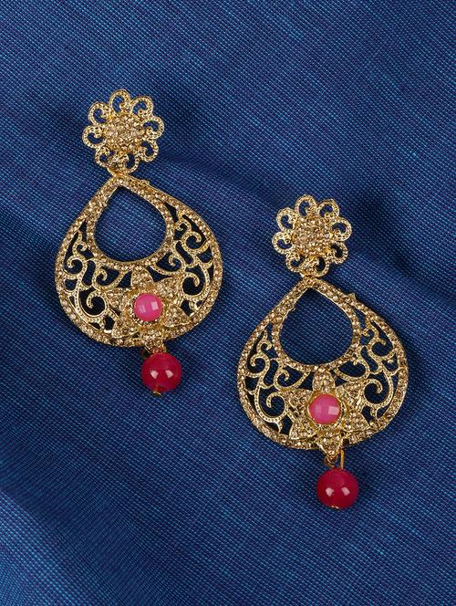 gold brass other earring - 16310583 - Standard Image - 1