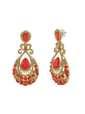 gold brass other earring - 16310585 - Standard Image - 2