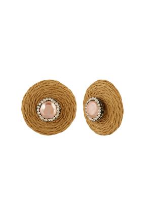 brown brass other earring - 16310608 - Standard Image - 2