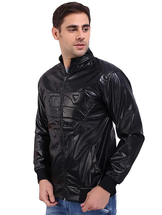 black faux leather biker jacket - 16310840 - Zoom Image - 2