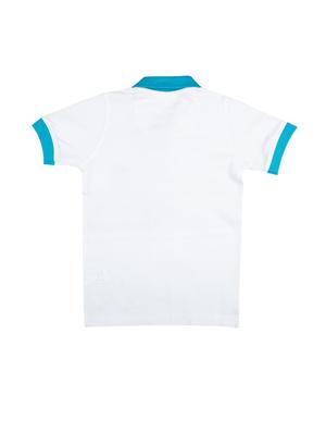 striped polo neck t-shirt - 16310980 - Standard Image - 2