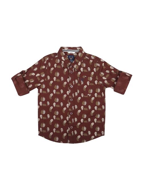 roll up sleeved tropical shirt - 16310992 - Standard Image - 1