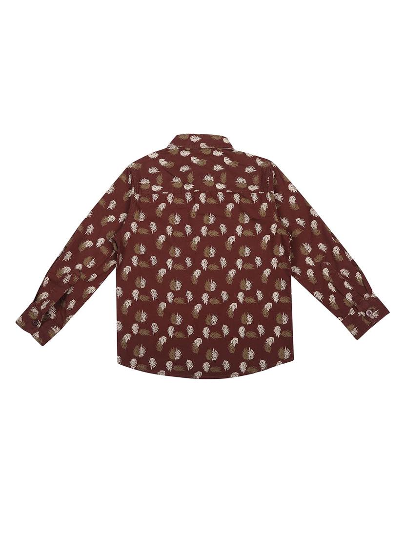 roll up sleeved tropical shirt - 16310992 - Zoom Image - 2