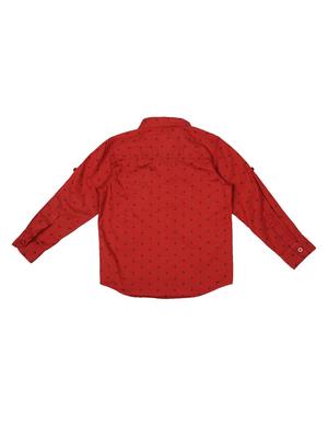 pocket patched roll up sleeve shirt - 16311005 - Standard Image - 2