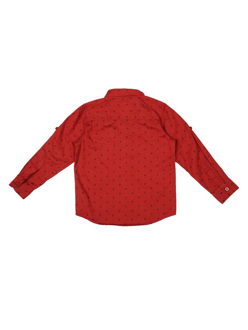 pocket patched roll up sleeve shirt - 16311005 - Zoom Image - 2