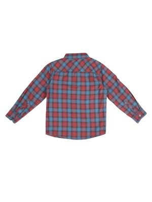 roll up sleeved checkered shirt - 16311014 - Standard Image - 2