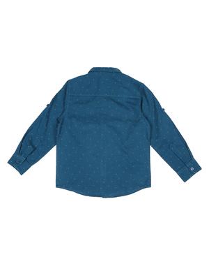 pocket patched roll up sleeve shirt - 16311015 - Standard Image - 2