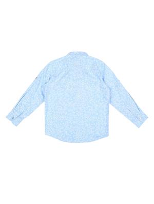 roll up sleeved floral shirt - 16311040 - Standard Image - 2