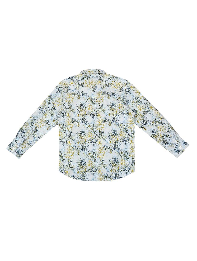 roll up sleeve tropical shirt - 16311060 - Zoom Image - 2