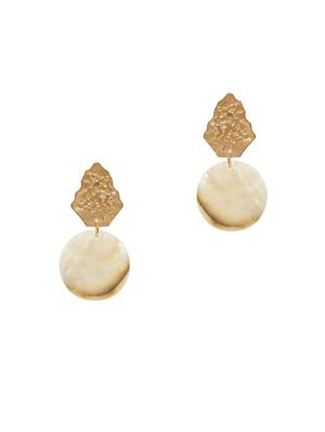 metallic metal drop earring - 16311703 - Standard Image - 2