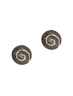 brown metal drop earring - 16311705 - Standard Image - 2