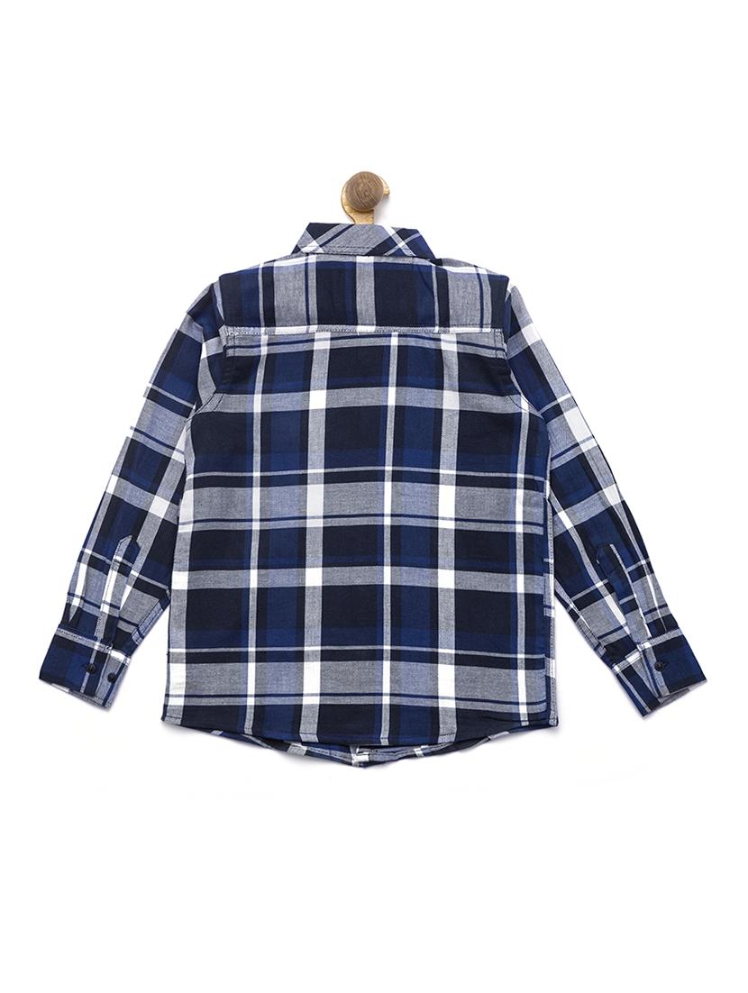 pocket patch checkered shirt - 16311720 - Zoom Image - 2