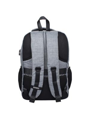 grey polyester backpack - 16312450 - Standard Image - 2