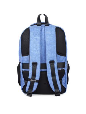 blue polyester backpack - 16312451 - Standard Image - 2