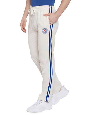 green cotton full length track pant - 16312732 - Standard Image - 2
