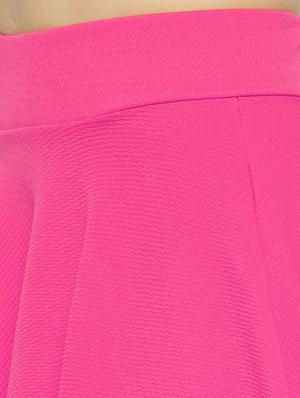 high rise solid skater skirt - 16313646 - Standard Image - 5