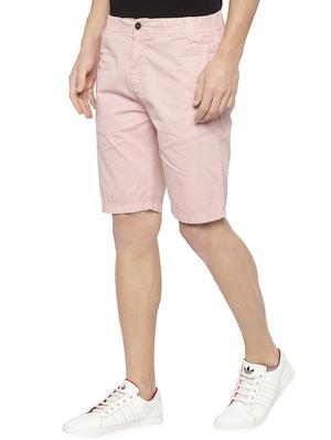 pink solid shorts - 16314206 - Standard Image - 2
