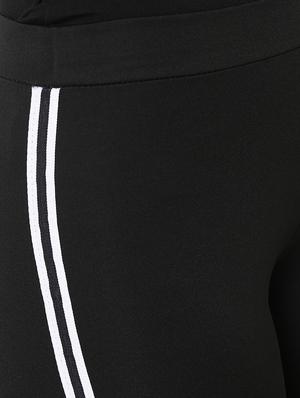 side taped ankle length legging - 16315037 - Standard Image - 5