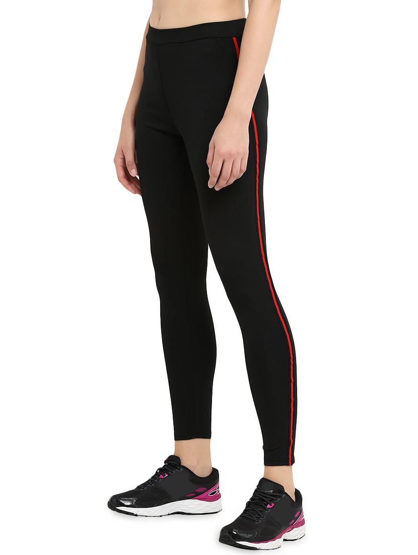 side taped ankle length legging - 16315038 - Zoom Image - 2
