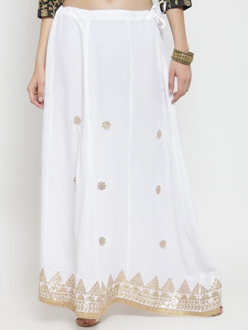 gota patti flared skirt - 16315203 - Standard Image - 1
