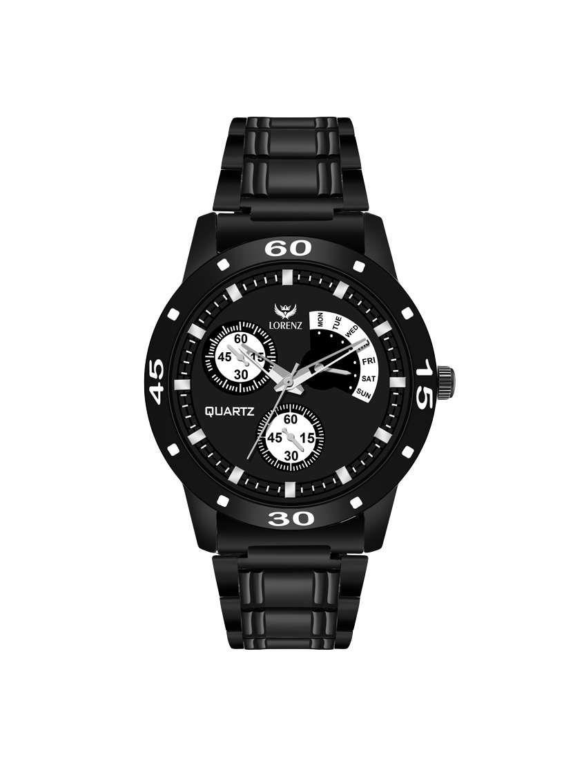 lorenz round dial analog watch - mk-2071w